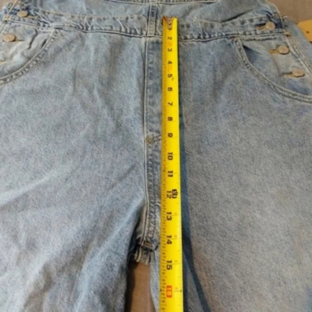 Levi's Loose Fit Overalls Light Wash Denim Jean Pants Jumpsuit - Picture 9 of 16